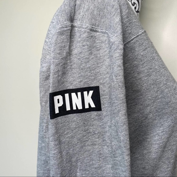 Victoria Secret’s PINK Gray 3/4 Sleeve T-Shirt Medium - Picture 5 of 9